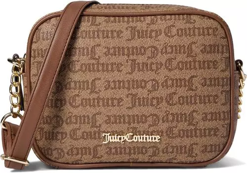 Сумка кросс-боди Juicy Couture Bestsellers Camera Crossbody, цвет Chestnut/Chino Printed Status