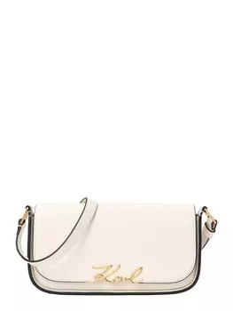 Сумка кросс-боди Karl Lagerfeld Crossbody Signature, белый