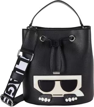 Сумка кросс-боди Karl Lagerfeld Paris Maybelle Bucket Bag, цвет Black Multi