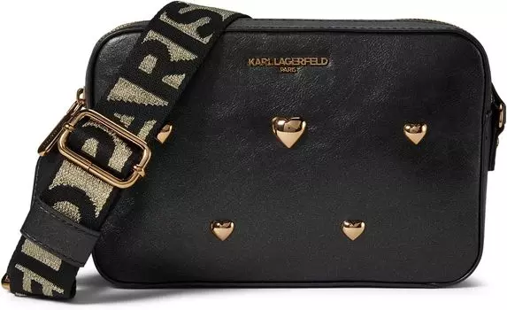 Сумка кросс-боди Karl Lagerfeld Paris Maybelle Crossbody, цвет Black/Gold