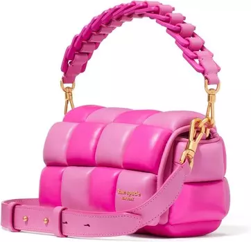 Сумка кросс-боди Kate Spade New York Boxxy Colorblocked Smooth Leather East-West Crossbody, цвет Vivid Snapdragon Multi