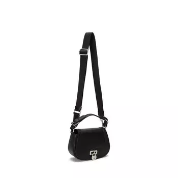 Сумка кросс-боди Lauren Ralph Lauren Perforated Medium Tanner Crossbody Bag, черный