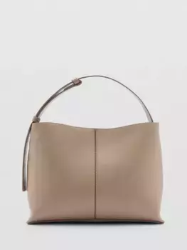 Сумка кросс-боди Mango Puala, бежевый