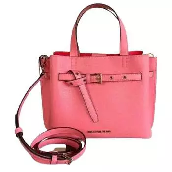Сумка кросс-боди Michael Kors Emilia Ebbled Leather, розовый