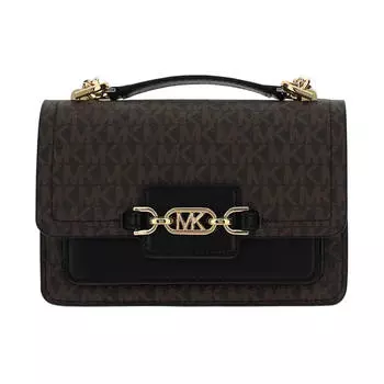 Сумка кросс-боди Michael Kors Heather, коричневый/черный