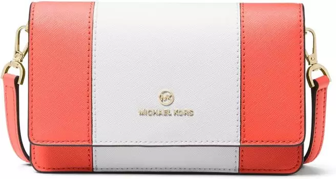 Сумка кросс-боди Michael Kors Jet Set Charm Small Phone Crossbody, цвет Spiced Coral Multi