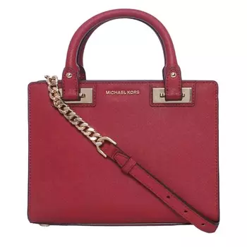 Сумка кросс-боди Michael Kors Women's Quinn Saffiano Leather, красный
