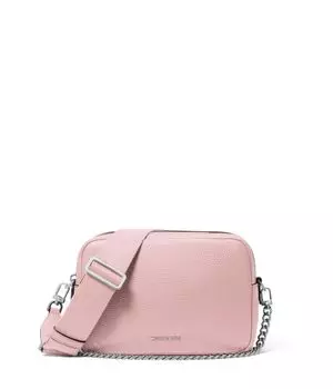 Сумка кросс-боди MICHAEL Michael Kors Bryant Medium Double Zip Chain Camera Crossbody, цвет Smokey Rose