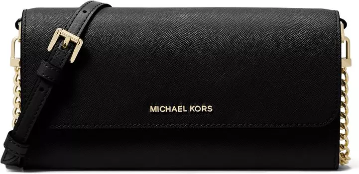 Сумка кросс-боди MICHAEL Michael Kors Jet Set Large Wallet On A Chain Crossbody, черный