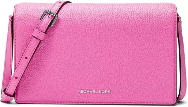 Сумка кросс-боди MICHAEL Michael Kors Jet Set Medium Flap Crossbody, цвет Cerise