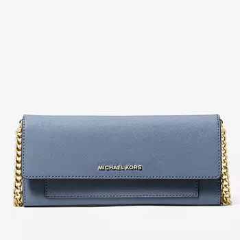 Сумка кросс-боди Michael Michael Kors Jet Set Medium Saffiano Leather 2-in-1 Convertible, синий