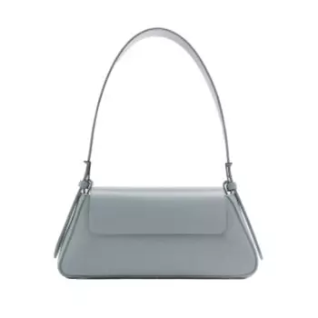 Сумка кросс-боди минималистичная с клапаном Zara, синий