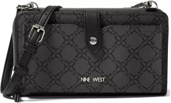 Сумка кросс-боди Nine West Waylynn Slg Tech Crossbody, цвет Jet Black Logo