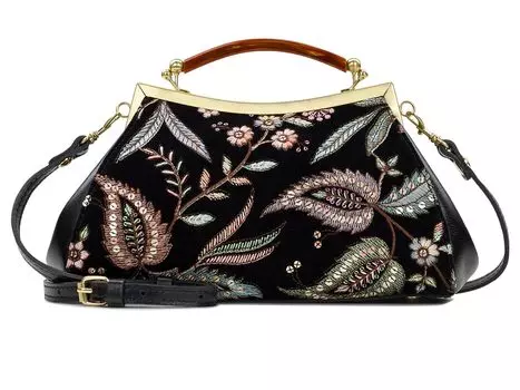 Сумка кросс-боди Patricia Nash Kelmscott Frame Crossbody, черный