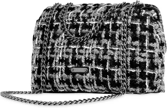 Сумка кросс-боди Rebecca Minkoff Edie Medium Crossbody, цвет Negro/Black