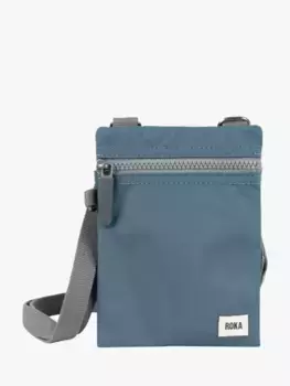 Сумка кросс-боди ROKA London Chelsea Recycled Nylon, цвет airforce/blue