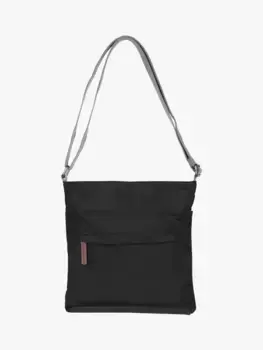 Сумка кросс-боди ROKA London Kennington Recycled Nylon, черный