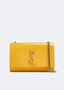 Сумка кросс-боди SAINT LAURENT Small Kate chain bag, желтый