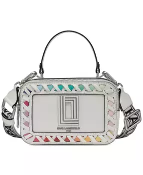 Сумка кросс-боди Simone Camera с радужной строчкой KARL LAGERFELD PARIS, мультиколор