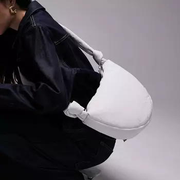 Сумка кросс-боди Topshop Caan Knot Detail, кремово-белый