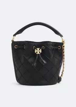 Сумка кросс-боди TORY BURCH Fleming bucket bag, черный
