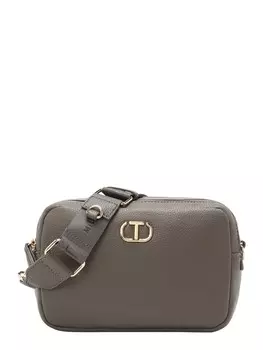 Сумка кросс-боди Twinset Crossbody, серо-коричневый