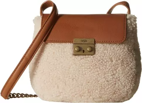 Сумка кросс-боди UGG Vivenne Sheepskin Crossbody, цвет Chestnut/Natural