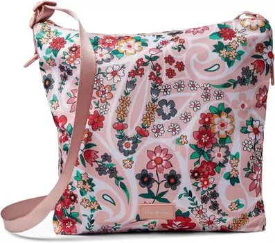 Сумка кросс-боди Vera Bradley Recycled Lighten Up Reactive Hipster Crossbody Purse, цвет Prairie Paisley