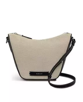 Сумка-кроссбоди малая Oak Street Canvas Radley London, коричневый/бежевый