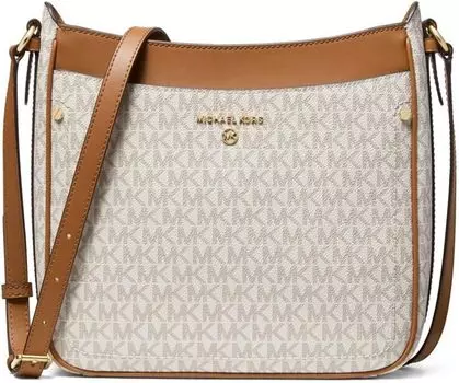 Сумка кроссбоди Michael Kors Jet Set Charm Large North/South Top Zip Crossbody Brown/Acorn One Size