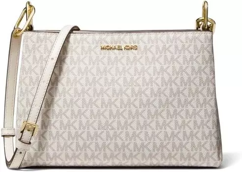 Сумка кроссбоди Michael Kors Trisha Leather Medium Triple Compartment Crossbody
