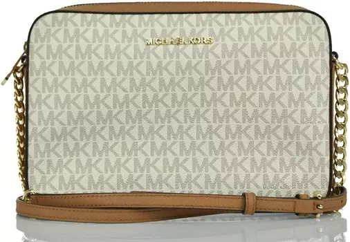 Сумка кроссбоди Michael Kors Women's Jet Set Item Lg Crossbody, Vanilla, Large