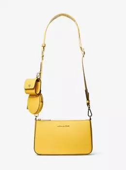 Сумка-кроссбоди Michael Michael Kors Jet Set Saffiano Leather With Case For Apple Airpods Pro, желтый