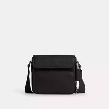 Сумка-кроссбоди Sullivan Flap от Coach Outlet, бронзовый/черный