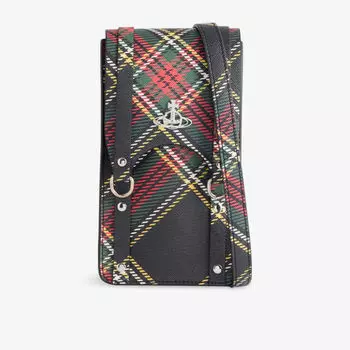 Сумка-кроссбоди Vivienne Westwood Chelsea Tartan, черный / красный