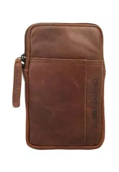 Сумка-кроссовер, натуральная кожа SPIKES & SPARROW, цвет Cognac