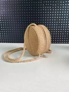 Сумка круглая пляжная, хаки