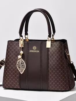 Сумка квадратная Old Moeny, коричневый