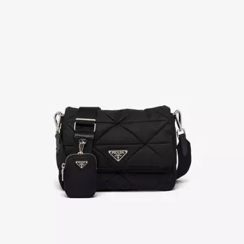 Сумка квадратная Prada, черный