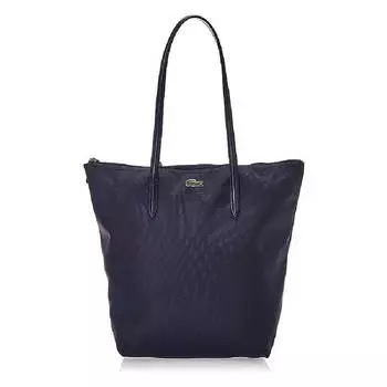 Сумка шоппер Lacoste L.12.12 Concept Shopping текстильная, темно-синий