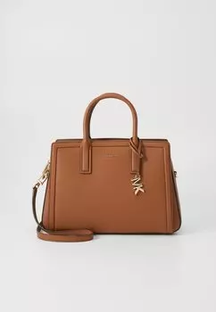 Сумка LAILA SATCHEL MICHAEL Michael Kors, коричневый