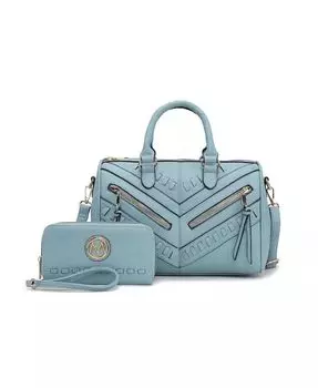 Сумка Lara с кошельком от Mia K Mkf Collection, серый
