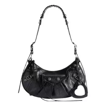 Сумка le cagole small shoulder bag 'black' Balenciaga, черный