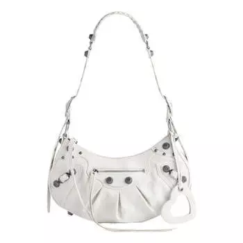 Сумка le cagole small shoulder bag 'white' Balenciaga, белый