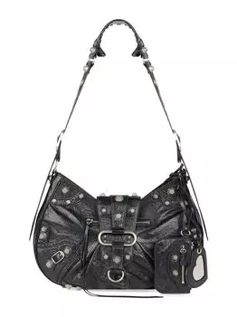 Сумка Le Cagole среднего размера через плечо Balenciaga, черный