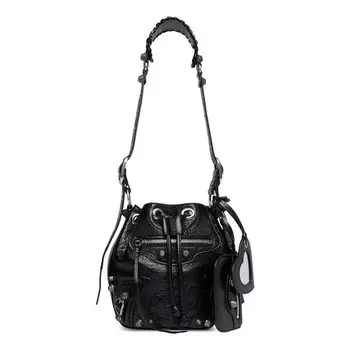 Сумка le cagole xs bucket bag 'black' Balenciaga, черный