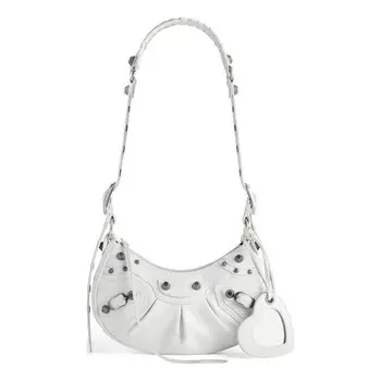 Сумка le cagole xs shoulder bag 'white' Balenciaga, белый