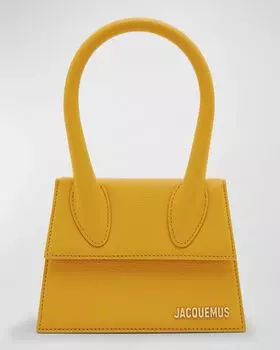 Сумка Le Chiquito Moyen с верхней ручкой Jacquemus, цвет Dark Orange