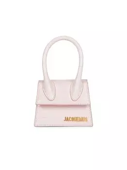 Сумка Le Chiquito с тиснением под крокодила и верхней ручкой Jacquemus