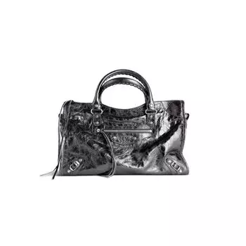 Сумка Le City Medium, металлизированная BALENCIAGA